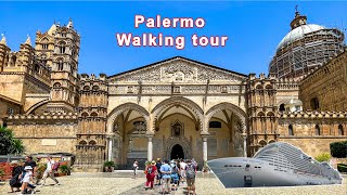 MSC Grandiosa Mediterranean Cruise  Palermo Walking Tour [upl. by Robers]