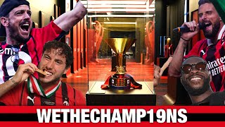 Calabria Florenzi Giroud amp Tomori interview with the Champions [upl. by Romelda774]