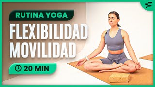 🧘‍♀️ MEJORA tu RESPIRACIÓN y MOVILIDAD con esta RUTINA de YOGA en CASA de 20 MIN [upl. by Eah]