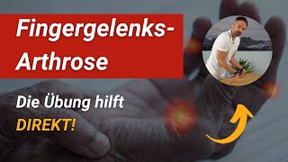 Selbstbehandlung bei FingergelenksArthrose Diese Übung hilft Dir direkt ➡️ nur 2 Minuten  Tag [upl. by Jagir]