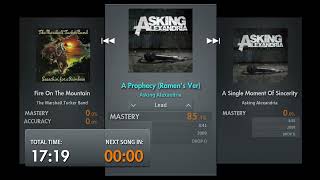 A Prophecy Ramens Ver  Asking Alexandria Lead  D A D G B E Guitar Tab [upl. by Jessy236]