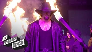 The Undertakers 20 greatest moments  WWE Top 10 Special Edition [upl. by Denys]