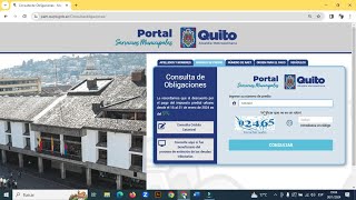 Consulta de valores a pagar del IMPUESTO PREDIAL en el MUNICIPIO DE QUITO  PAGO EN LINEA [upl. by Poliard874]