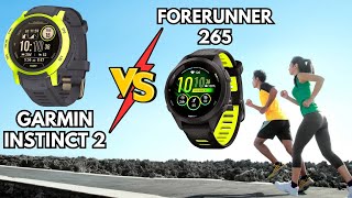 Garmin Instinct 2 Solar vs Forerunner 265  Which is Best [upl. by Nanis]