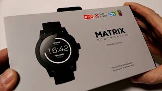 MATRIX PowerWatch 世界初、体温で充電するスマートウォッチ開封 [upl. by Mandy693]