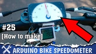 DIY bike speedometer Arduino [upl. by Llecrep]