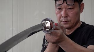 Process of Making a HandForged Katana Korean Swordsmith with 30 Years of Experience [upl. by Hailee]