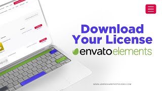 How to Download Your License File from Envato Elements — How to Use Envato Elements 2024 [upl. by Caldwell222]