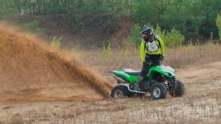 Kawasaki KFX 700 in the sand [upl. by Schultz575]