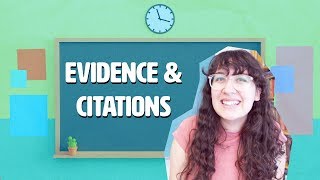 How To Write An Essay Evidence and Citation [upl. by Ahsineg]