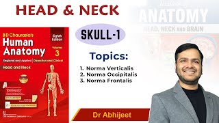 Skull Anatomy  Norma Verticalis Occipitalis and Forntalis  Head amp Neck Anatomy for MBBS 1st Year [upl. by Timon]