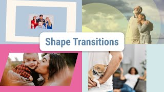 quotShape Transitionsquot Slideshow Effects for SmartSHOW 3D [upl. by Tnattirb]