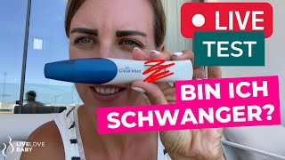 Bin ich schwanger Live Schwangerschaftstest I Schwangerschafts VLOG 1 [upl. by Beverley]