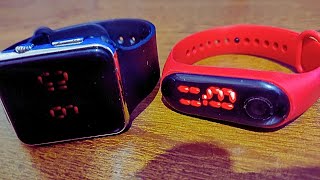 Como ajustar a hora do relogio digital da shein e da shopee o smart bracelet e como ajustar pulseira [upl. by Soracco]