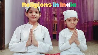 Discovering Indian Faiths Kids Explain Religion in India  भारतीय धर्मों का खोज  Kids Edition [upl. by Alyar52]