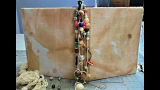 How to Make a Beaded Spine Dangle for Your Junk Journals Spine Jewelry The Paper Outpost [upl. by Flanagan]