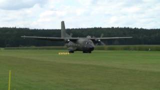 Tannkosh 2011  Flugplatz Tannheim  Transall Abflug [upl. by Ronym831]