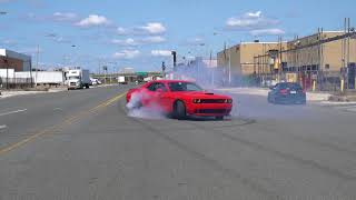 Dodge Challenger Hellcat Drift amp Donuts [upl. by Gretel]