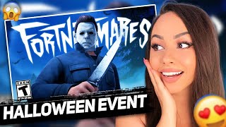 Michael Myers ARRIVES In Fortnitemares  Bunnymon REACTS [upl. by Chilton]