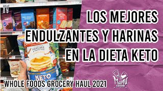 🍞 MEJORES HARINAS Y ENDULZANTES EN LA DIETA KETO  KETO GROCERY HAUL WHOLE FOODS  Manu Echeverri [upl. by Lempres263]