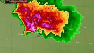 Greensburg Tornado Radar Images [upl. by Eitsud]