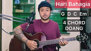 Chord Gampang Hari Bahagia  Atta Halilintar Aurel Hermansyah Arya Nara Tutorial Gitar [upl. by Roanne]