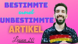 Lesson20  Bestimmte und Unbestimmte Artikel  German articles  German for beginners  Learn German [upl. by Brezin]