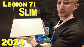 2024 Lenovo Legion 7i Slim  Comes in WHITE  CES 2024 First Look [upl. by Rafaelle]