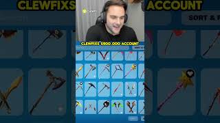 Clewfix shows 500000 fortnite account [upl. by Jeno267]