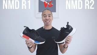 THE SNKRS  ADIDAS NMD R1 VS R2 [upl. by Aihsile777]