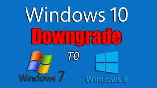 How to Downgrade from Windows 10 to Previous Windows [upl. by Singhal]