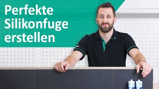 Perfekte Silikonfuge erstellen  Teil 2  Anwendung  Praxistipp  GYSO AG [upl. by Gee157]