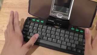 LandWare GOType Portable Palm Keyboard Review [upl. by Odravde521]