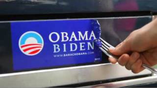 Obama Bumper Sticker Removal Kit  Available at BSRemovalcom  feat Brad Stine [upl. by Eltsirk]