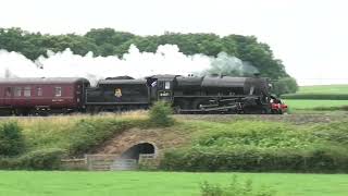 Young Girl Gets Very Exited Seeing 44871 TnT 47812 The West Somerset Steam Express  200724 [upl. by Alyakam]