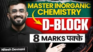 D Block Elements Class 12 One Shot  Inorganic Chemistry  NEET 2024  Nitesh Devnani [upl. by Maitund541]