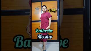 Bathrobe from Meesho🥰😍 bathrobes meesho meeshohaul reviewerpj maroon5 [upl. by Lewanna]