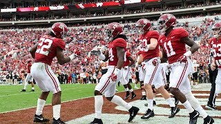 Every Alabama Crimson Tide Touchdown of the 201718 Regular Season [upl. by Tiphany]