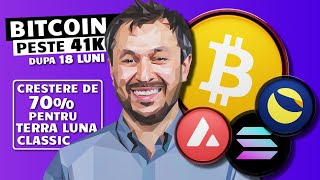 BITCOIN PESTE 41K DUPA 18 LUNI  Solana nu vrea sa fie un Ethereum Killer [upl. by Holofernes]