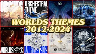 EVERY WORLDS THEME EACH YEAR20122024  LEAGUE OF LEGENDS  YouTube Music [upl. by Enrak249]