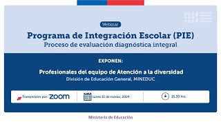 Webinar Proceso de Evaluación Diagnóstica Integral [upl. by Moule5]