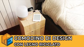 Un comodino di design  Progettare e costrure un mobile fai da te [upl. by Brookner]