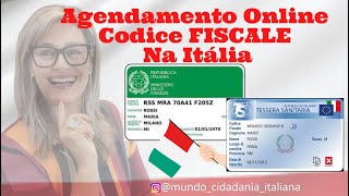 Cidadania Italiana  Codice Fiscale na Italia  Agendamento Online [upl. by Dole]