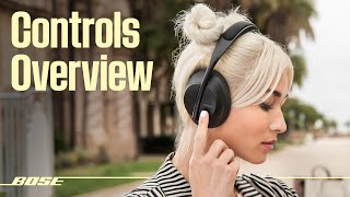 Bose Noise Cancelling Headphones 700 – Controls Overview [upl. by Ylluz853]