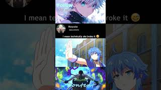 Funny Anime Moment 😅  Akashic Records of Bastard Magic Instructor anime viral animetimemoments [upl. by Bidget849]