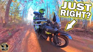 Knobby Ridge Single Track VS KLR 650 amp Tenere 700  Part 1 [upl. by Stine]