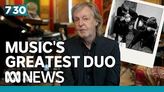 Paul McCartney on his virtual duet with John Lennon  730 [upl. by Dlonra891]