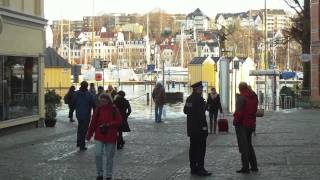 Hochwasser 060112 2 Flensburg [upl. by Isdnyl82]