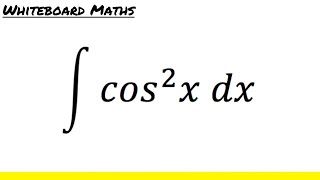 Integral of cos2 x [upl. by Sieber]