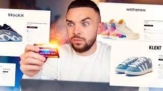 Je teste TOUS les sites de RESELL SNEAKERS  👟 StockX Wethenew Kikikickz [upl. by Adnovahs]